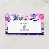 Zakelijke loyaliteitskaartmarketingkorting schoonh aanbevelingskaartje (Achterkant)