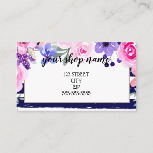 Zakelijke loyaliteitskaartmarketingkorting schoonh aanbevelingskaartje (Achterkant)