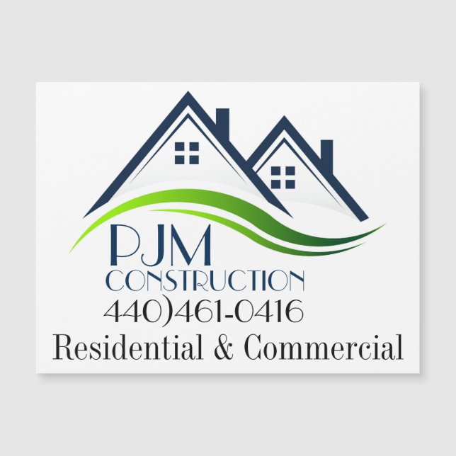 Zakelijke magneet - Bouw / Onroerend goed (Voorkant)