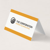 Zakelijke man aan de telefoon | Zakelijke visiteka Visitekaartje (Achterkant)