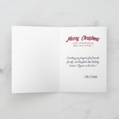 Zakelijke Mannen met kerstmis en  met wieltjes Feestdagen Kaart (Binnen)