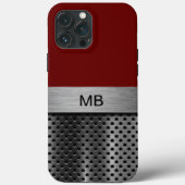 Zakelijke Mannen monogram kool Case-Mate iPhone Case (Achterkant)