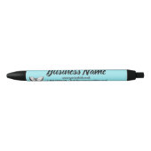 Zakelijke marketing - Aangepast blauwgroen Zwarte Inkt Pen (Voorkant)