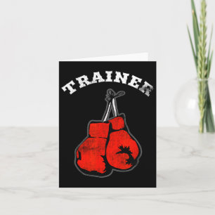 Zakelijke marketing - Boxing Trainer Kaart