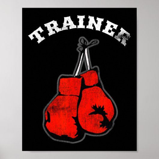 Zakelijke marketing - Boxing Trainer Poster (Voorkant)