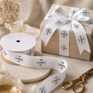 Zakelijke marketing branding merklogo bedrijf satijnen lint
