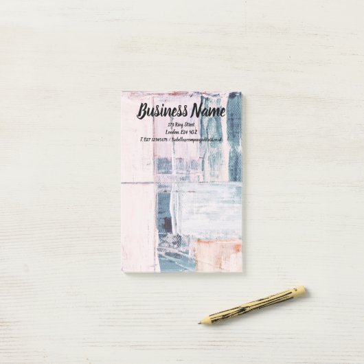 Zakelijke marketing gepersonaliseerd post-it® notes (Op bureau)