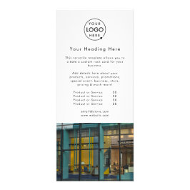 Zakelijke Marketing | Modern Minimalistisch Fotolo Reclamekaart