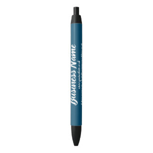 Zakelijke marketing Persoonlijk blauwgroen Zwarte Inkt Pen