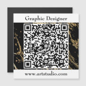 Zakelijke marketing promotionele QR-code (Voorkant / Achterkant)