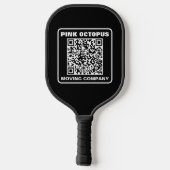 Zakelijke Marketing QR Code Pickleball Paddle (Achterkant)
