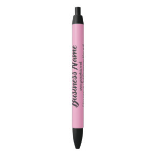 Zakelijke marketing Speciaal Roze Zwarte Inkt Pen