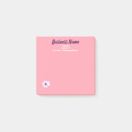 Zakelijke marketingartikelen voorzien van een roze post-it® notes