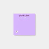 Zakelijke marketingobjecten aangepast paars post-it® notes (Voorkant)