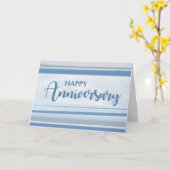 Zakelijke medewerker Jubileum Blauw Grijs Waterver Kaart (Gele Bloem)