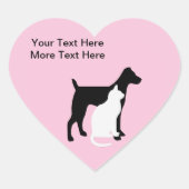 Zakelijke medicatie hart sticker (Voorkant)