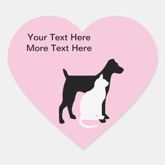 Zakelijke medicatie hart sticker (Voorkant)