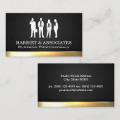 Zakelijke mensen | Goudsher Visitekaartje (Voorkant / Achterkant)