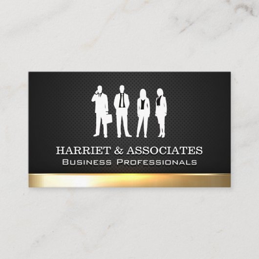 Zakelijke mensen | Goudsher Visitekaartje (Voorkant)