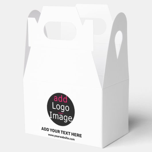 Zakelijke merken Voeg je Logo toe Bedankdoosjes (Geopend)