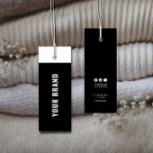 Zakelijke minimalist Merknaam Kleding Hang Label Mini Visitekaartjes