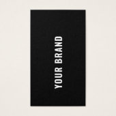 Zakelijke minimalist Merknaam Kleding Hang Label Visitekaartje (Voorkant)