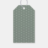 Zakelijke moderne script Holly Berry Cadeaulabel (Achterkant)