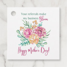 Zakelijke Moederdag Bloom Verwijzingen Bloem Gift Bedankjes Labels