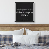 Zakelijke motivatie Hawking Typografie Canvas Afdruk (Insitu (Slaapkamer))