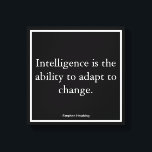 Zakelijke motivatie Hawking Typografie Canvas Afdruk<br><div class="desc">Inspirerend,  motiverend typografisch ontwerp voor de bedrijfsomgeving.</div>