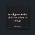 Zakelijke motivatie Hawking Typografie Canvas Afdruk<br><div class="desc">Inspirerend,  motiverend typografisch ontwerp voor de bedrijfsomgeving.</div>