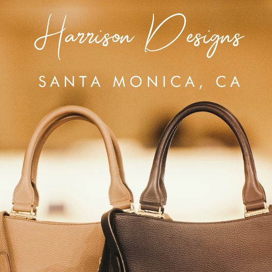 Zakelijke naam Chic Signature Script Raamsticker