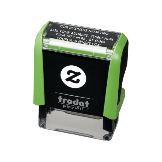 Zakelijke naam e-mailadres Kleur Stempel Sjabloon (Product)