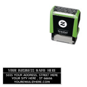 Zakelijke naam E-mailadres Kleur Stempel Voorbeeld (In situ)