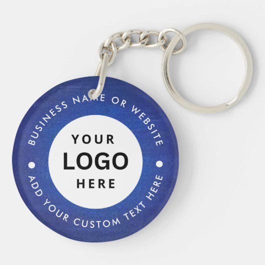 Zakelijke naam en Logo Sleutelhanger (Achterkant)