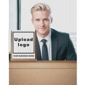 Zakelijke naam en logo | Wit acrylaat bord