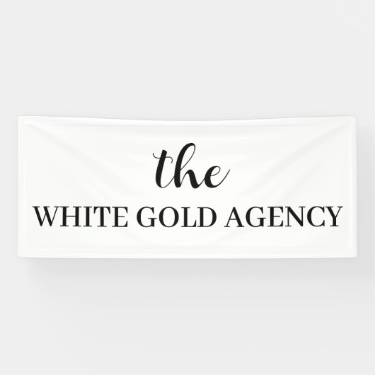 Zakelijke naam merk 2.5x6ft banner (Horizontaal)