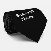 Zakelijke naam met logo stropdas (Opgerold)