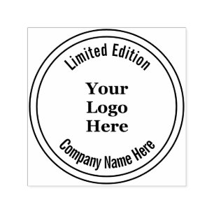 Zakelijke naam Uw logo hier beperkte editie Zelfinktende Stempel