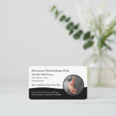 Zakelijke netwerken en marketing Visitekaartjes (Staand voorkant)