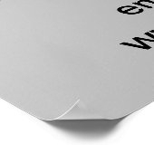 Zakelijke nieuwjaarsverkoop op grijs Poster (Hoek)