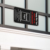 Zakelijke nieuwjaarsverkoop op zwarte banner (Buitenkant Gebouw)