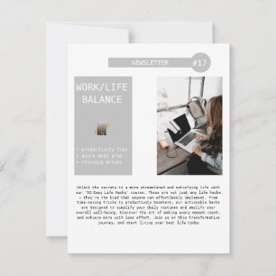 Zakelijke nieuwsbrief e-maillijst promotioneel aankondiging