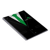 Zakelijke Notitieboek Persoonlijke Aangepaste Naam (Rechterzijde)