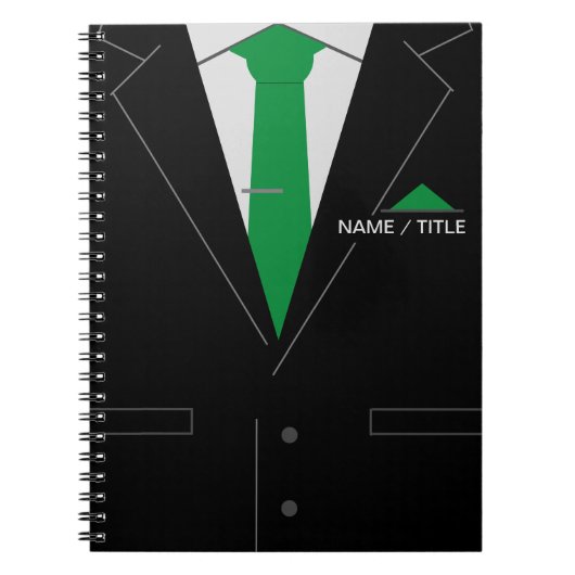 Zakelijke Notitieboek Persoonlijke Aangepaste Naam (Voorkant)