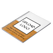 Zakelijke notitieboekjes met op maat gemaakte logo notitieboek (Linkerzijde)