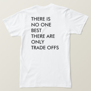 Zakelijke offerte voor ondernemer Trade offs T-shirt