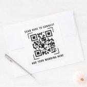 Zakelijke onderneming | QR Code Scan Sticker (Envelop)