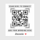 Zakelijke onderneming | QR-codescan Sticker (Vel)