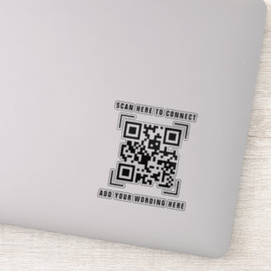 Zakelijke onderneming   QR-codescan Sticker